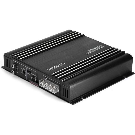 pour amplis de voiture Amplificateur de voiture stéréo 12 V, 3800 W amplificateur de puissance Audio 2 canaux 12 V noir en alliage d'aluminium voiture Hifi ampli stéréo (1/4)