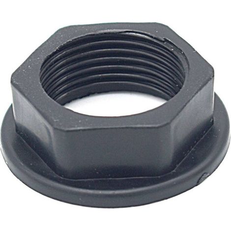 Contre écrou femelle à plateau en PEHD 3/4''