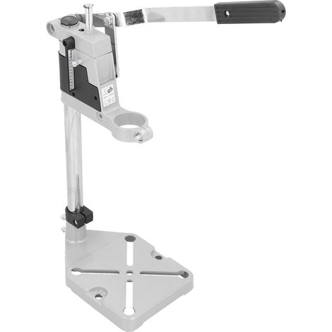 Support perceuse main établi étau universel colonne perçage bois alu profilés plateau base 223x150mm course 60mm serrage 43mm kit 9 pièces (1/5)