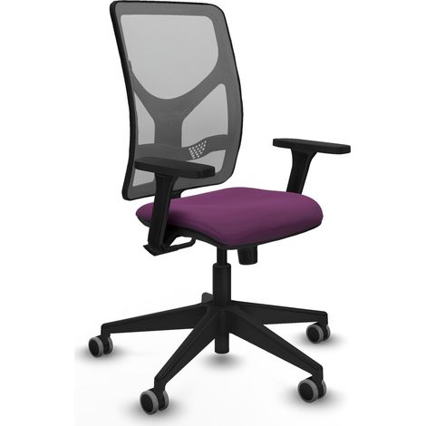 Chaise de bureau piqueras y crespo Motilla gris cuir synthétique (1/2)