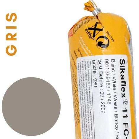 Sikaflex 11 FC Purform Sellador poliuretano multisoportes / Gris Hormigón / 300 ml Salchichón/Unipac / Pack 12 un