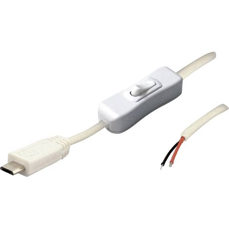 Câble de connexion USB avec interrupteur mâle, droit 2 pôles utilisés TC-2509037 TRU COMPONENTS Contenu: 1 pc(s) D935261 (1/2)