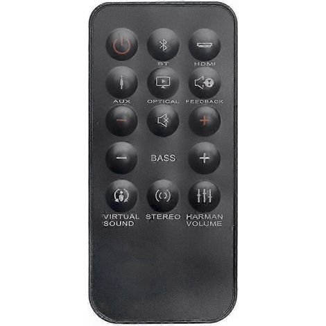 Télécommande universelle pour cinéma maison, barre de son et base acoustique – compatible avec systèmes audio, remplace plusieurs télécommandes, contrôle précis et facile. (1/5)