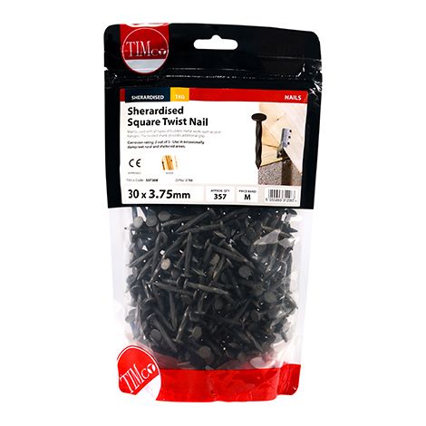 TIMCO Square Twist Nails Sherardised - 30 x 3.75