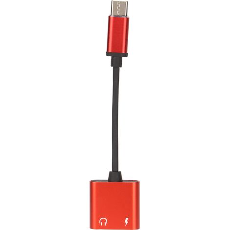 Adaptateur Audio 2-en-1 Type C vers 3.5mm avec Port de Charge - Mini Convertisseur pour Écouteurs (1/5)