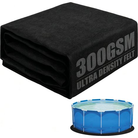 Tapis de Sol Tapis – Tapis de Sol pour Piscine – Tapis de Piscine Rond Protection Géotextile vassel (1/5)