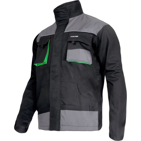 Felpa nera e verde, 100% cotone, "S (48)", CE, lahti