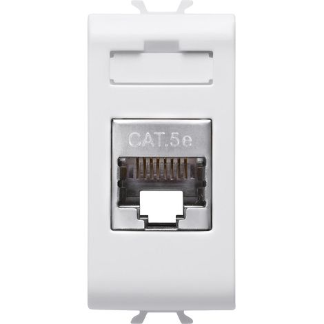 CONNECTEUR RJ45 1M CAT. 5E FTP BL. SAT. GEWISS GW15422