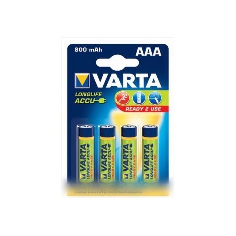 accu varta 1,2v-800mah ni-mh hr03 aaa