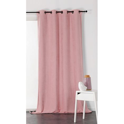 Homemaison – Rideau occultant isolant 3 en 1 thermique phonique obscurcissant – 140x260 cm – 100% polyester – Œillets métalliques pour installation facile (1/2)