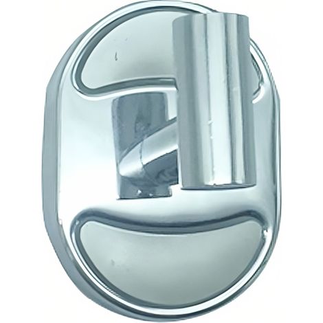 Gancio Appendiabiti da Parete Design Moderno Cromato Accappatoio DGO-026 (1/5)