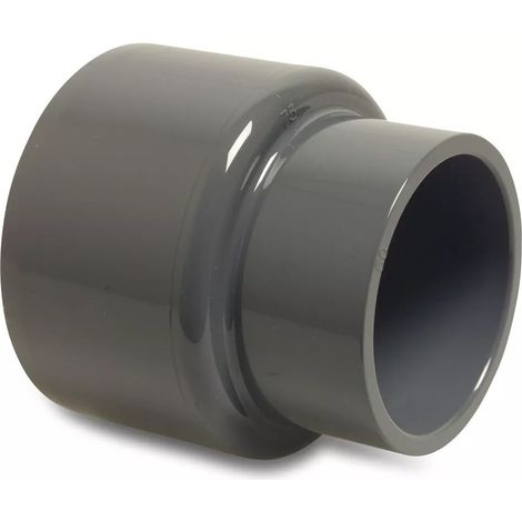 Manguito reductor de PVC-U de 40/32 mm x 32/25 mm