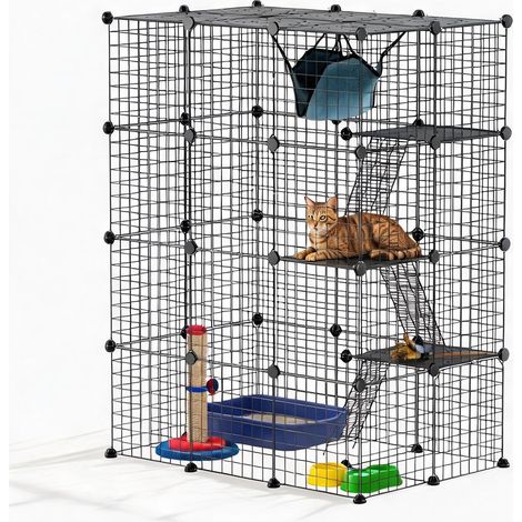 Maison pour chat nero en 105 x 70 x 140 cm 105 x 70 x 140 cm (1/5)
