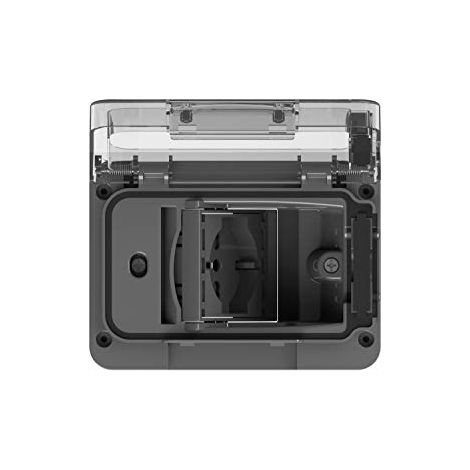 4Box, Wide IP55, Presa Impermeabile da Esterno per Scatola da Incasso Tipo 503 con Schuko Bivalente, Antracite