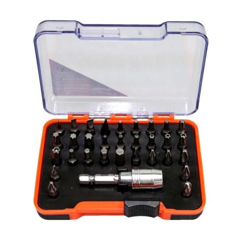 Coffret 31 embouts, porte embout magnétique (1/4)