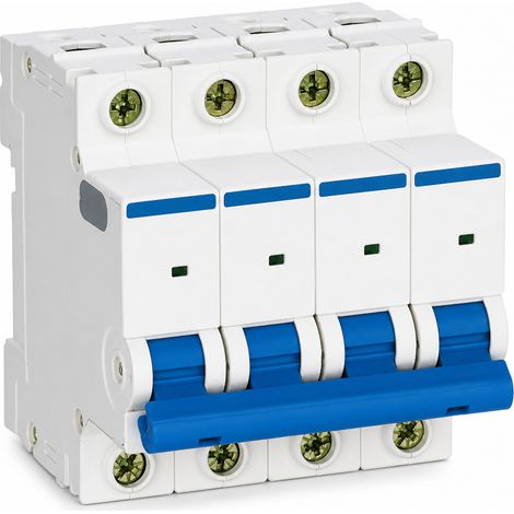 Disjoncteur miniature 4P 32A courbe C 6kA 230-400V EN60898-1