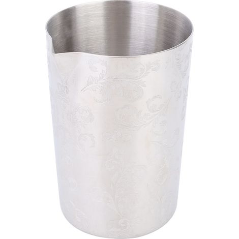 Mug à cocktail/bière de bar en acier inoxydable durable de 500 ml à large ouverture (1/5)