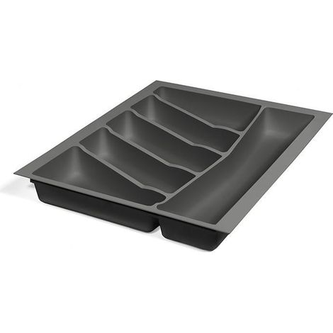 cubertero modelo auro para cajón módulo 300 - 1000 acabado antracita/blanco modulo modulo 450 acabado antracita