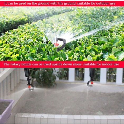 Rasensprenger, 20 Stück, Mikro-Rasensprenger, 360-Grad-Drehsprenger, Typ G, Rasensprenger für Garten, Gewächshaus, Rasenbewässerung (1/3)