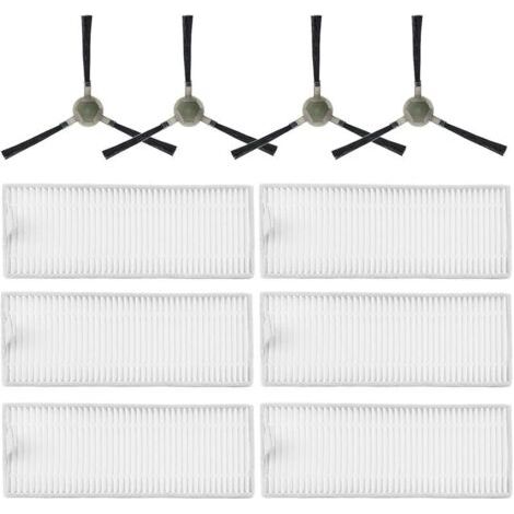 Ricambi e accessori per aspirapolvere Lefant M210 M210S M210B M210P M213 M213S, per aspirapolvere OKP Life K2 K3 K3A K4 K5, 6 filtri HEPA, 4 spazzole laterali