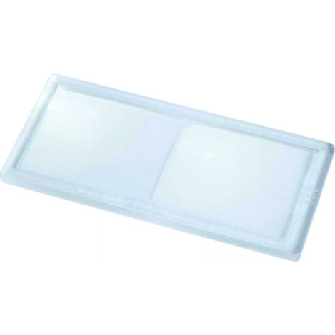 Verre Correcteur Incolore Grossissant Soudeur 108x51 mm - Dioptrie +2.0 - Presbytie Masque Soudure - EPI EN 166