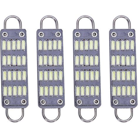 Ampoule LED feston blanche 44 mm, 20 LED SMD à boucle rigide 1,73 pouce, plafonnier intérieur 561 562 567 5 (1/5)