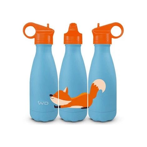 Bottiglia termica in acciaio inox con decoro Volpe 260 ml WD LIFESTYLE