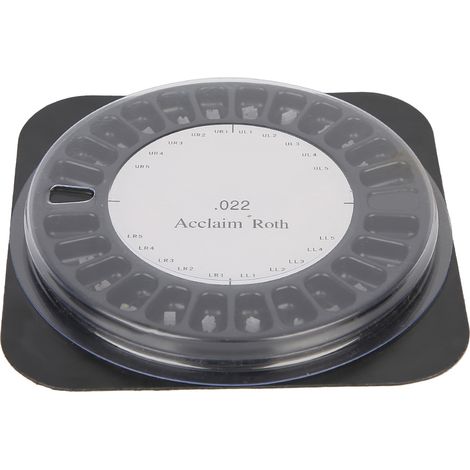 Attaches orthodontiques en céramique pour dentiste, fournitures orthodontiques Roth.022Roth sans crochet (1/5)