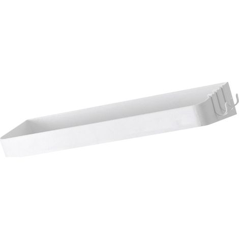 Étagère murale de salle de bain multifonctionnelle, style moderne et minimaliste, étagère flottante blanche rectangulaire (1/5)
