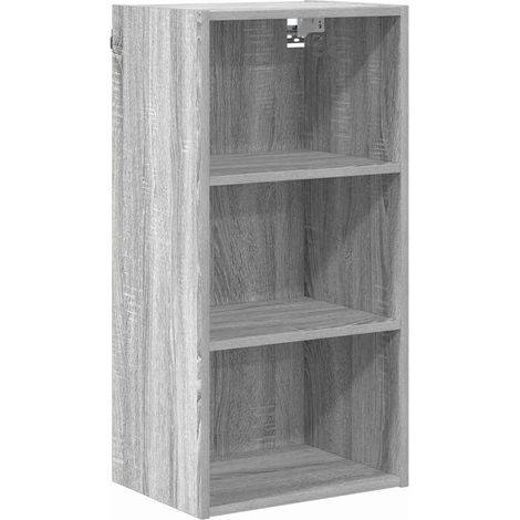 Mueble colgante Gris Sonoma 40 x 29,5 x 80 cm vidaXL