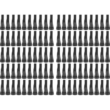 100 pieces of desplumadora of corral, rubber, repuesto para patos, pollos y gansos, color negro