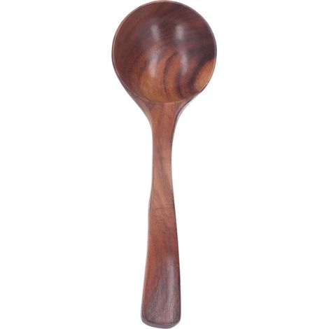 Cuillère à soupe en bois massif, ustensile de cuisine écologique pour servir et cuisiner, idéale maison et hôtel, modèle 1 (1/5)