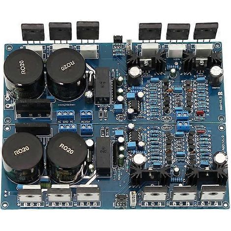 A60 Hochleistungs-HiFi-Endstufenplatine mit Stromgegenkopplung, einstellbarer Nachstufe, Klasse A, 200 W an 8 Ω, 300 W an 4 Ω