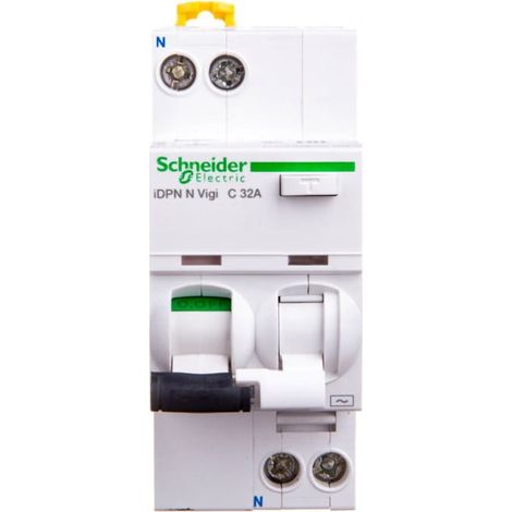 Differenzialschutzschalter 2P 32A C 0,03A Typ AC iDPN N VIGI A9D31632