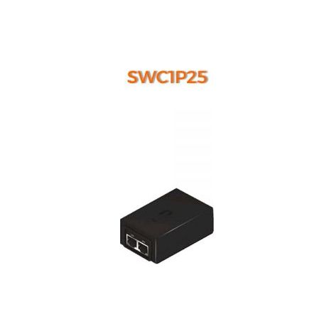 Dahua Iniettore 1 porta non PoE e 1 porta PoE + Gigabit Ethernet - SWC1P25