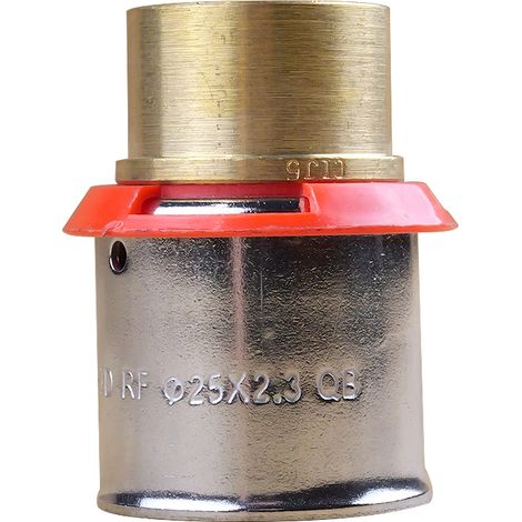 Adaptateur PER à sertir Ø25x2,3 - Cuivre à souder Femelle Ø18 - IBP Bänninger (1/3)
