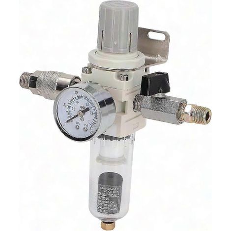 Séparateur d'eau pour compresseur d'air 1/4 NPT purge automatique filtre à huile et condensat américain contact rapide AW200002D (1/5)
