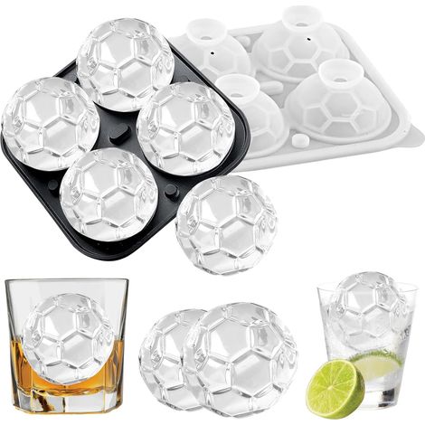 Bac à Glaçon, Bac à Glaçons Grand, Bac à Glaçons avec Couvercle, Bac Glacon Silicone, Moule à Glaçons, Reutilisable Glacons Moule Pour boissons réfrigérées, whisky et cocktails (1/5)