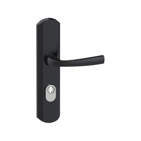 Ensemble de poignées de sécurité MUZE EA195 ONYX Noir mat - ASSA ABLOY BEZAULT (1/2)