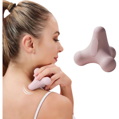 Balle de massage carrée pour les fascias : pour le massage des muscles des pieds, des épaules, du cou, de la taille et des mains, balle de fitness pour les méridiens de yoga-AquaForge