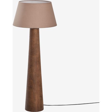 SKLUM Stehlampe aus Mangoholz Malve  ↑70 cm                                 