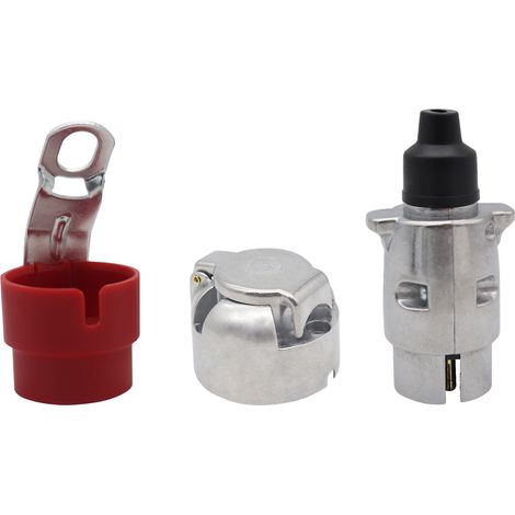 Lot de 2 testeurs de feux arrière 7 pôles norme européenne – Résistance intégrée pour circuit de signalisation – Adapté aux prises 7P pour caravane (1/4)