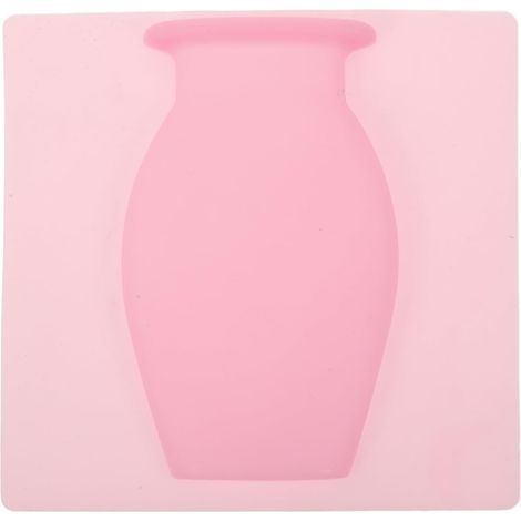 Pot de fleurs mural hydroponique adhésif, vase en silicone transparent non marquant (1/5)