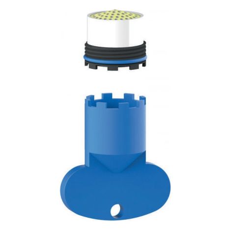 Régulateur de jet Cache M16,5x1 jaune compatible avec 51609 (1/2)