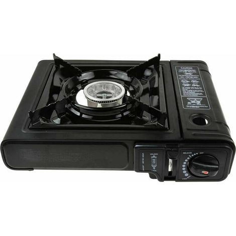 Trade Shop - Fornello Portatile Da Campeggio A Gas Cucina Viaggio Camping Con Valigetta - (1/5)