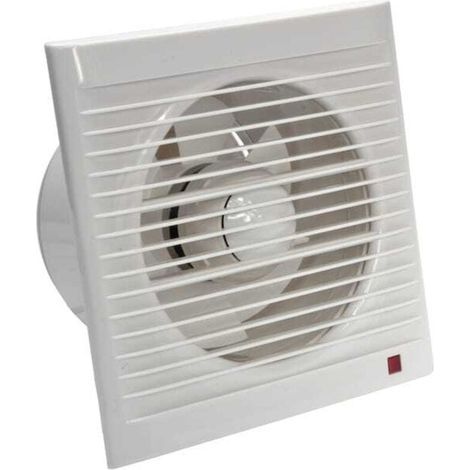 Ventilateur d'extraction 160 mm 15W 140m³/h avec Clapet anti-retour-- pour Salle de Bain,Cuisine,Bureau,WC,Silencieux, (1/4)