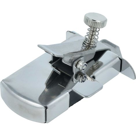 vhbw Magnetische Nahtführung für Nähmaschine - Saumhilfe aus Edelstahl Silber (1/4)