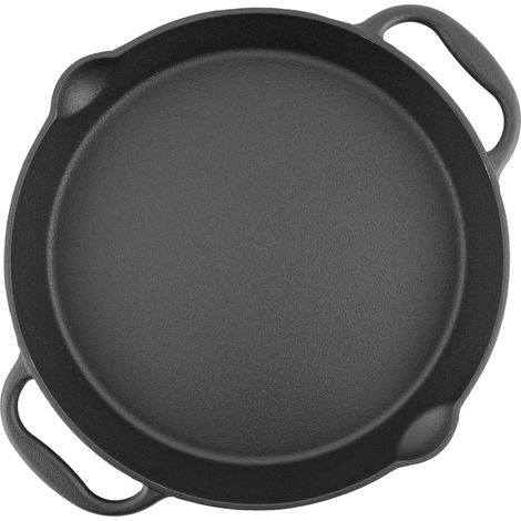 BBQ-Toro Padella per grigliate in ghisa Ã˜ 35 cm - Padella da portata con beccuccio