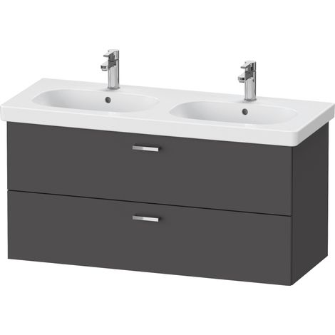 Duravit XBase mueble de tocador colgado en la pared W:120cm con 2