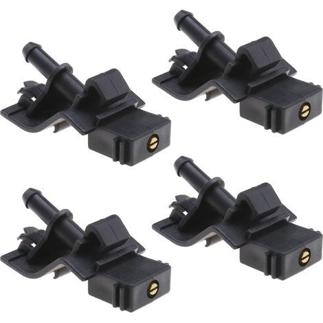 CCYKXA 4pcs Car Windshield Washer Nozzles 85381-30110 85381-12300 Windshield Wiper Spray Jet Compatible with Corolla/Altis xD RX350 AL10